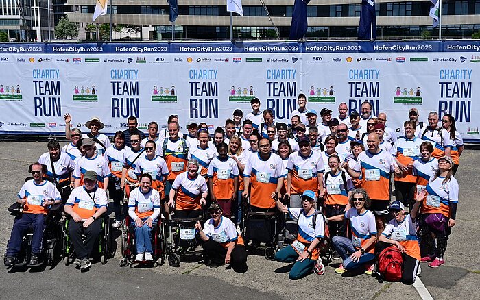 Unser Team beim HafenCity Run