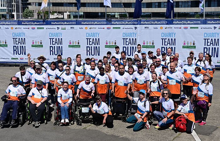 Unser Team beim HafenCity Run