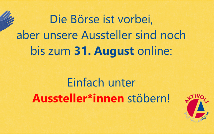 Schön war's... digitale AKTIVOLI-FreiwilligenBörse