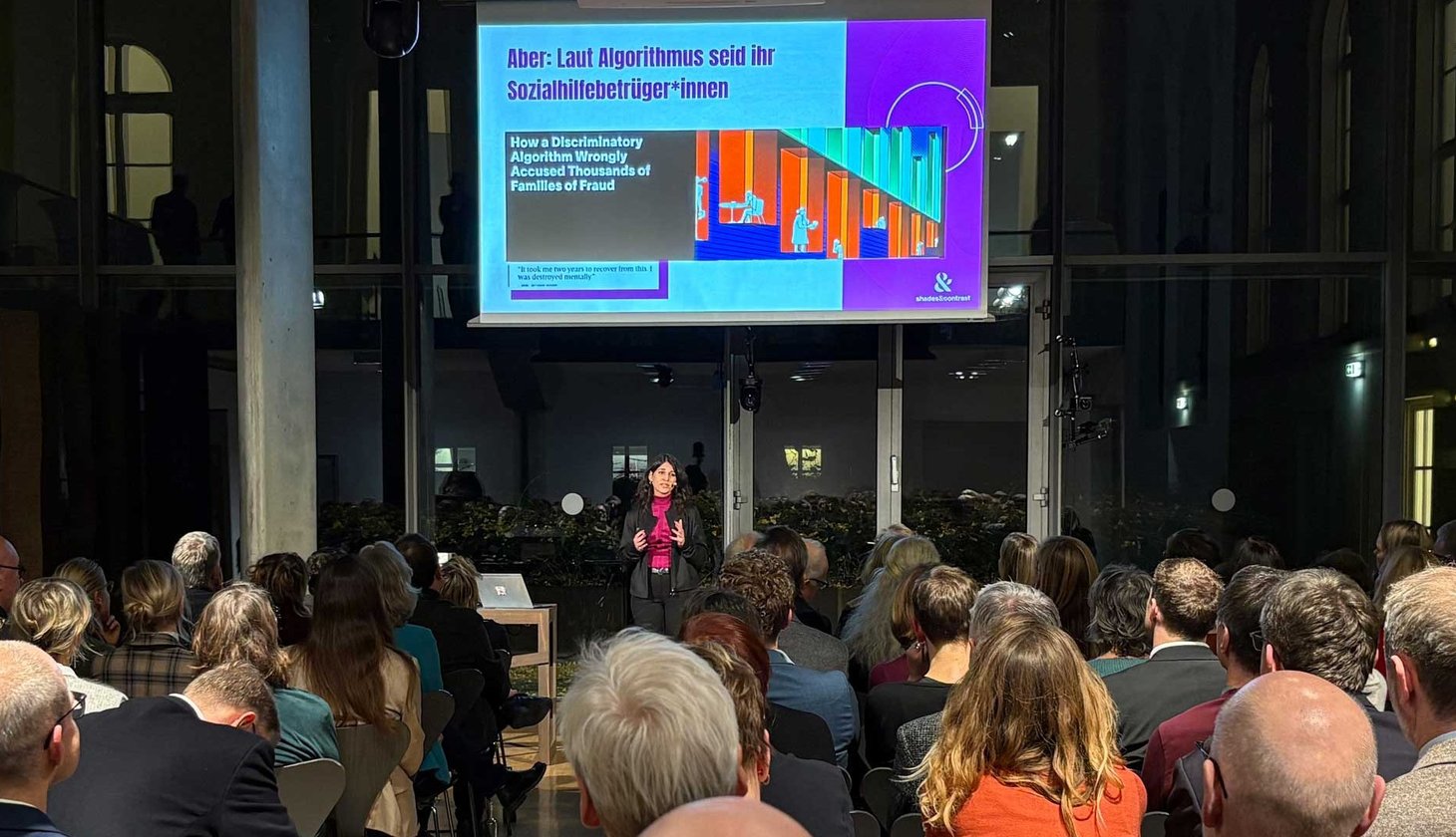 Zamina Ahmad während Austausch mit Abendbrot