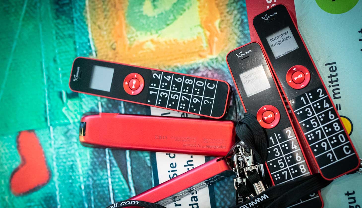 Telefone für Sehbehinderte Personen