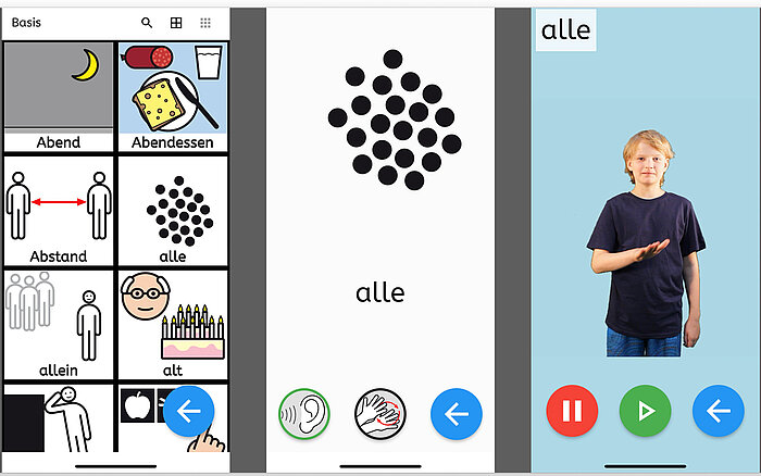 Inklusive Sprachlern-App