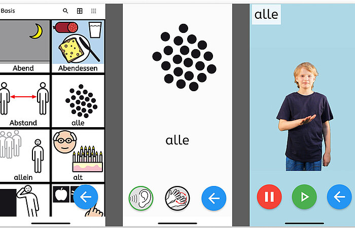 Inklusive Sprachlern-App