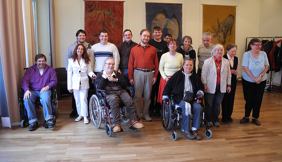 Foto mit 14 Wohnbeiräten im Sozialkontor