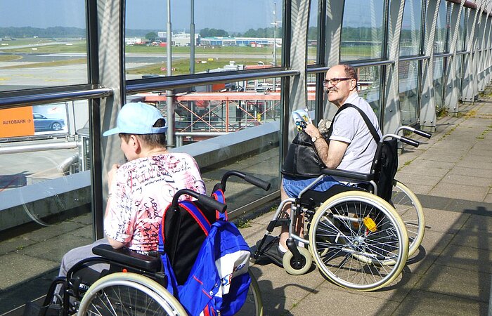 Hoch in die Luft