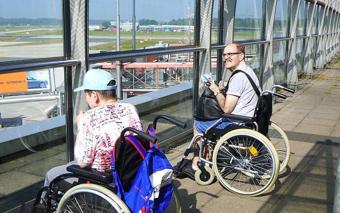 Hoch in die Luft