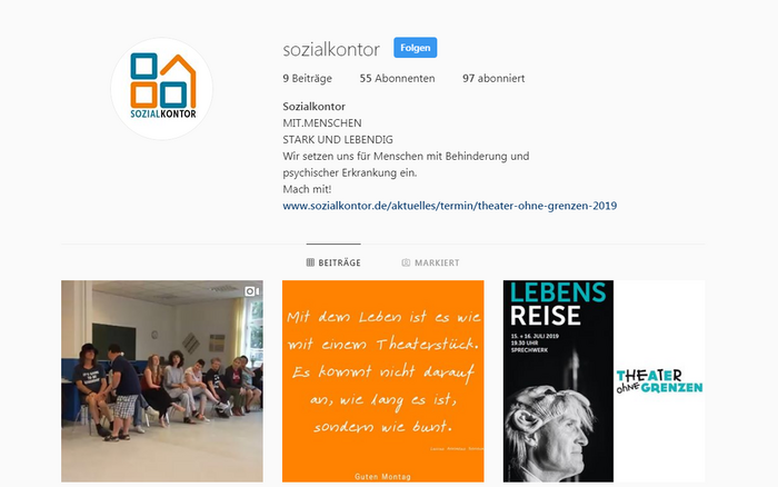@sozialkontor ist auf Instagram