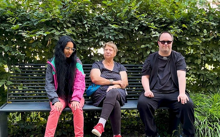 Die 3 Darsteller*innen des Films 