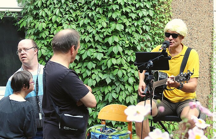 Gute Stimmung beim Sommerfest im Hilda