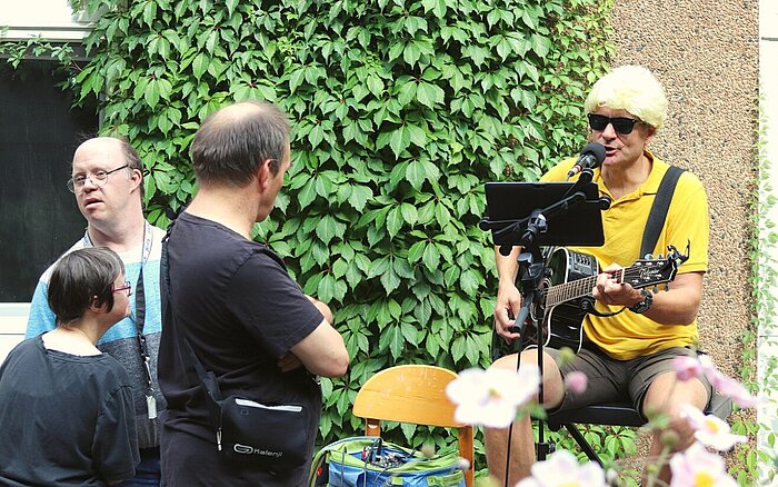 Gute Stimmung beim Sommerfest im Hilda