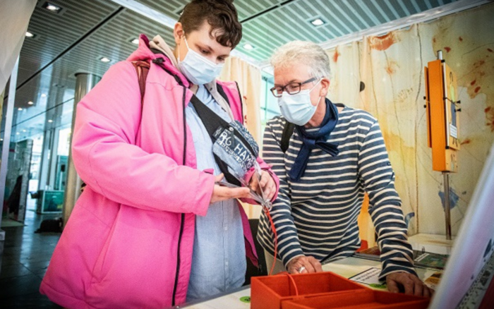 Sozialkontor Mitarbeiterinnen im Podcast