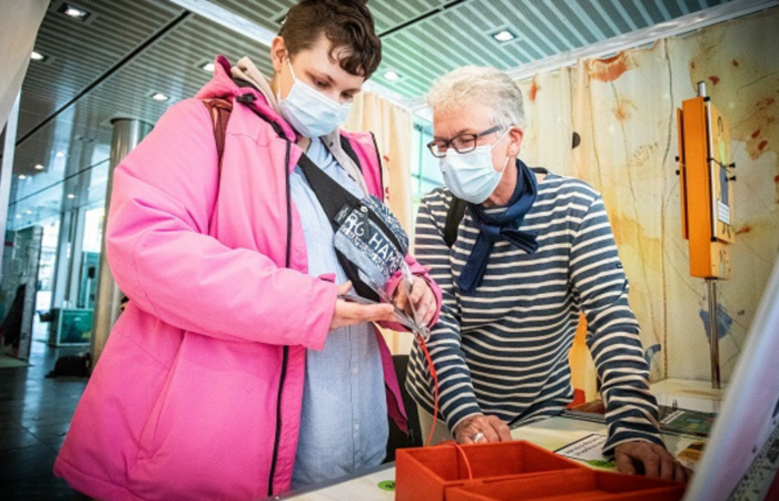 Sozialkontor Mitarbeiterinnen im Podcast 